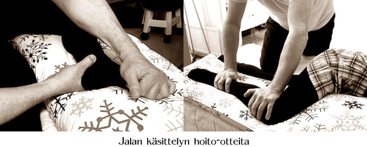 Jalan ksittelyn hoito-otteita